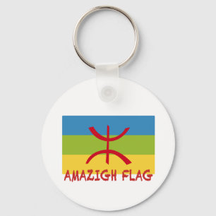 Amazigh flag - berber flag-Drapeau Amazigh Schlüsselanhänger