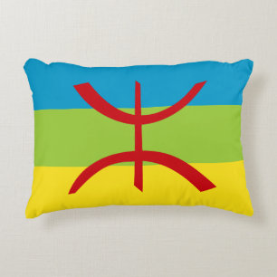 Amazigh Flag Geschenk Berber Flag Kabyles Dekokissen