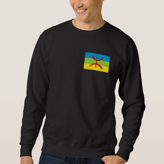 Amazigh Flag Geschenk Berber Flag Kabyles Sweatshirt (Vorderseite)