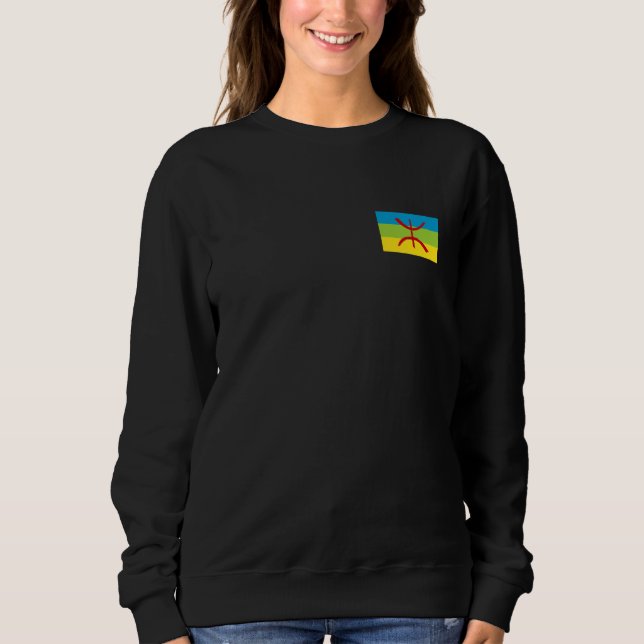 Amazigh Flag Geschenk Berber Flag Kabyles Sweatshirt (Vorderseite)