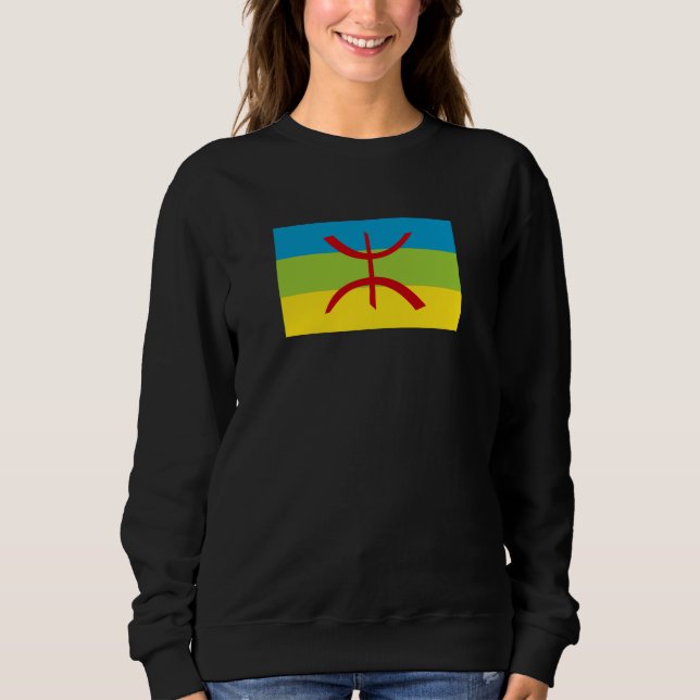 Amazigh Flag Geschenk Berber Flag Kabyles Sweatshirt (Vorderseite)