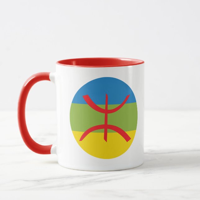 Amazigh-Flagge Tasse (Links)