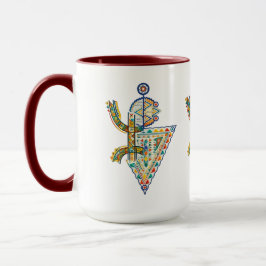 Amazigh Geometric Tribal Amazigh t-shirt Tasse