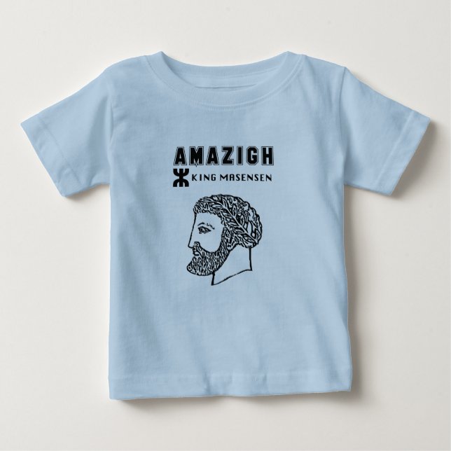 amazigh König Massinissa Kabyle Algerie Marokko Baby T-shirt (Vorderseite)