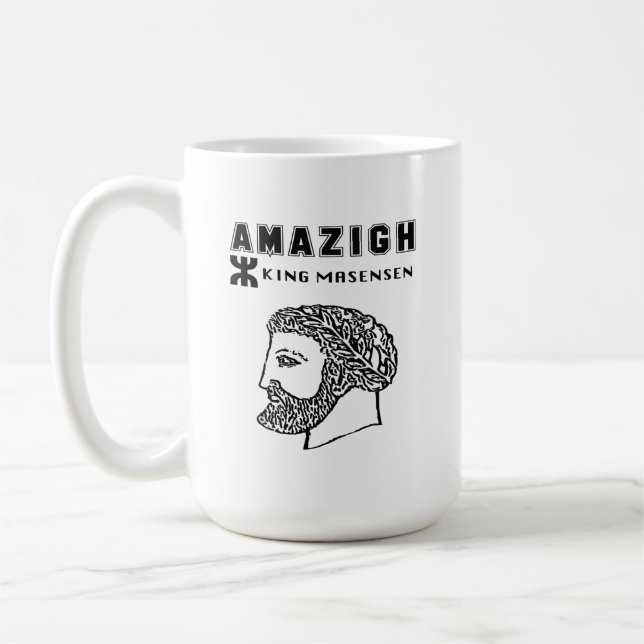amazigh König Massinissa Kabyle Algerie Marokko Kaffeetasse (Links)