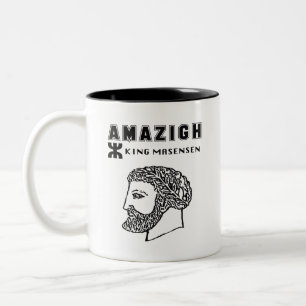 amazigh König Massinissa Kabyle Algerie Marokko Zweifarbige Tasse