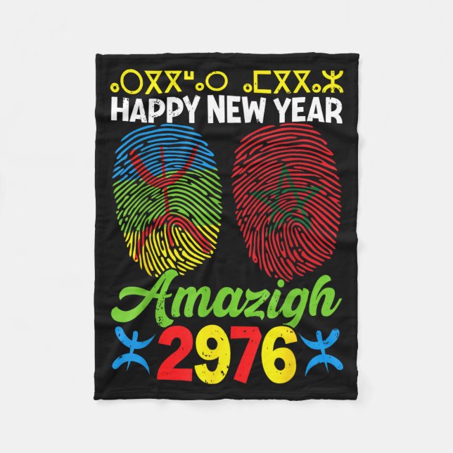 Amazigh New Year Celebration 2976 Amazigh New Year Fleecedecke (Vorderseite)