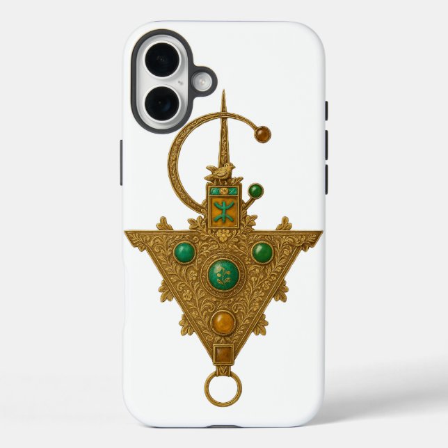 Amazigh Tazrzit Phone Case - 2400 Jahre Marokko (Rückseite)