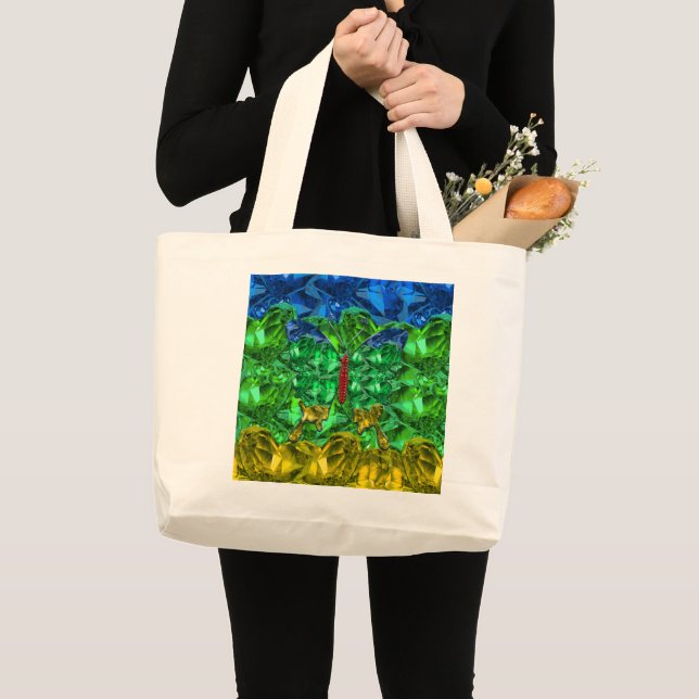 Amazigh Tote Bag Jumbo Stoffbeutel (Vorderseite (Produkt))