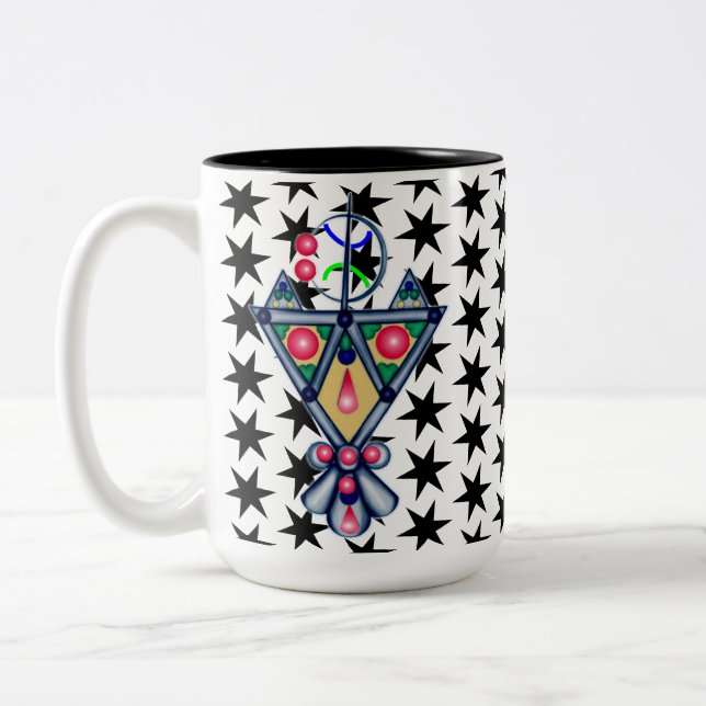 Amazigh Zweifarbige Tasse (Links)