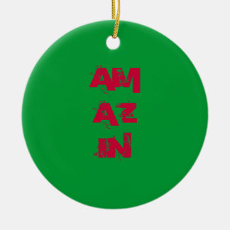 AMAZIN Weihnachten Orniment Keramikornament