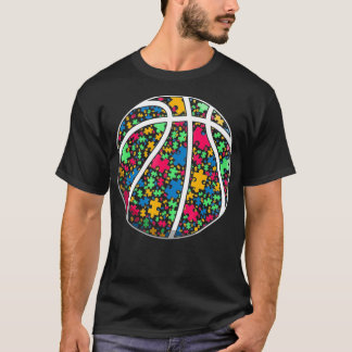 Amazing Basketball Autism Sport Autism Awareness K T-Shirt