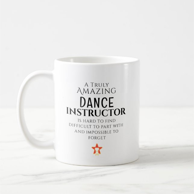 Amazing Dance Instructor Hard To Find Personalized Kaffeetasse (Links)