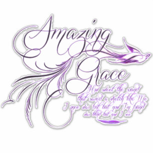 Amazing Grace Aufkleber