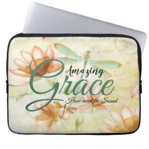 Amazing Grace Flowers and Draquelly Laptopschutzhülle