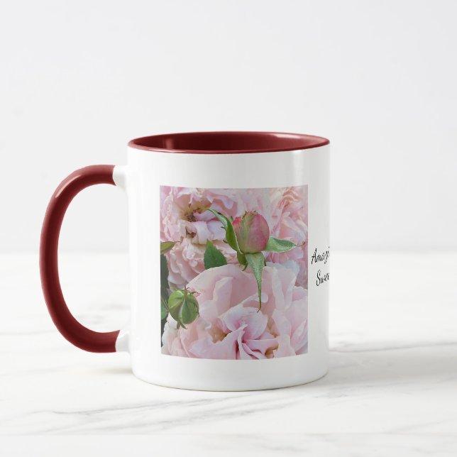 Amazing Grace Roses Mug SVG Tasse (Links)