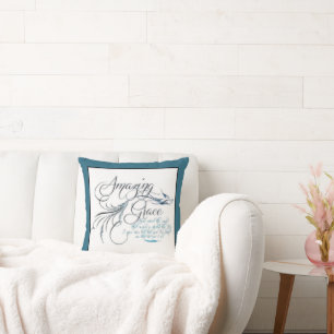 Amazing Grace Throw Pillow Kissen