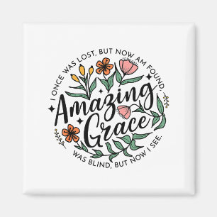 Amazing Grace Wildblume Christlich Jesus Frohe Ost Magnet