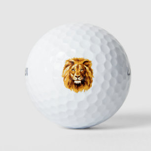 Amazing Lion Design Golfball