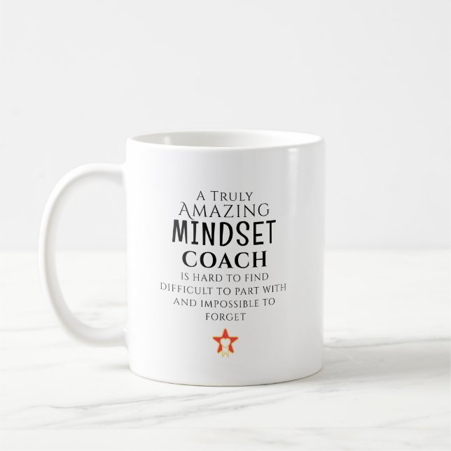 Amazing Mindset Coach Hard To Find Personalized Kaffeetasse (Links)