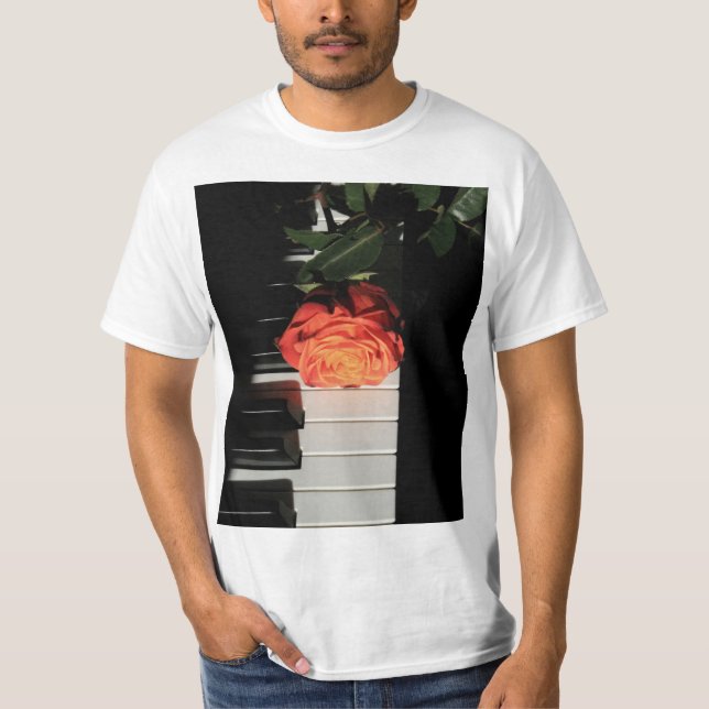 Amazing Piano Artwork T-Shirt (Vorderseite)