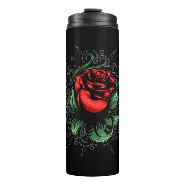 Amazing Rose Thermosbecher (Vorderseite)