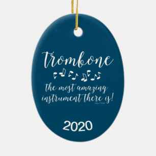 Amazing Trombone Keramik Ornament
