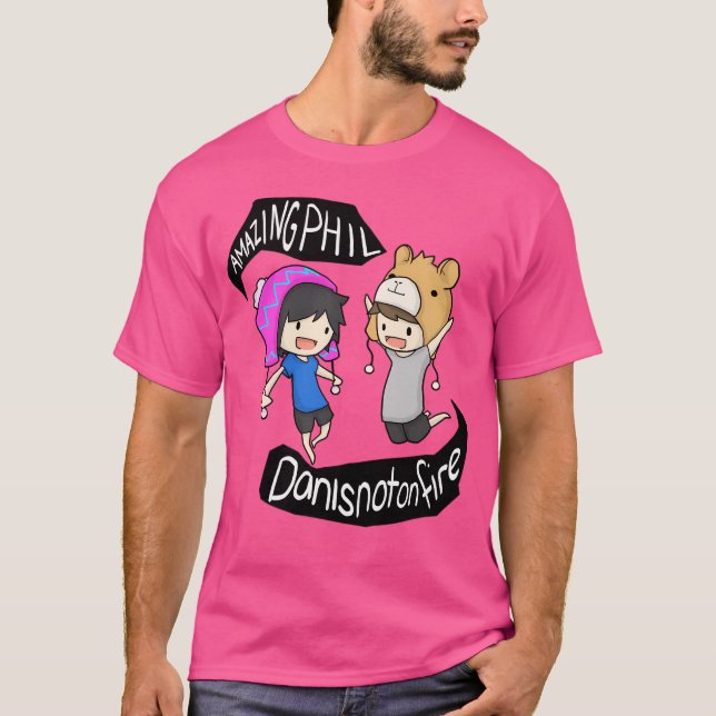 Amazingphil und Danisnotonfire T-Shirt (Vorderseite)