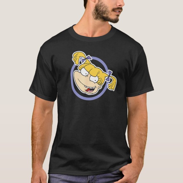 Amazon Essentials Rugrats Angelica Pickles Circle  T-Shirt (Vorderseite)