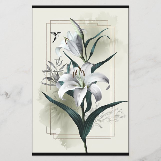 Amazon Lily Art - Gold & Scandi Style Flyer (Vorne)