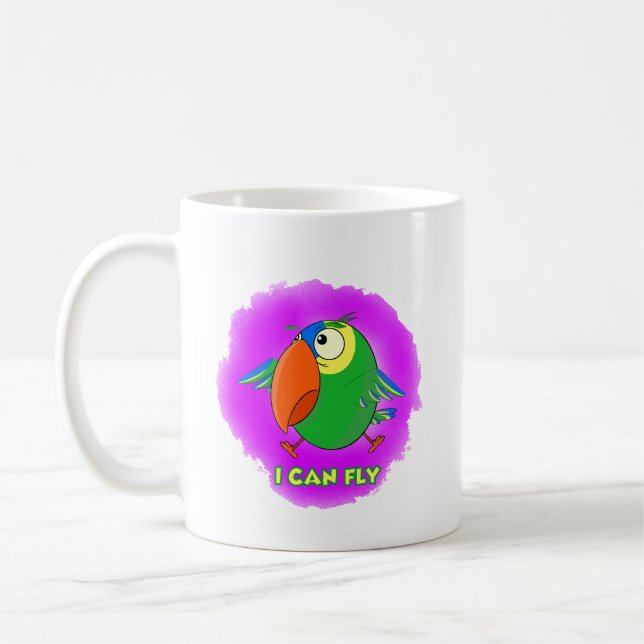 AMAZON PARROT KAFFEETASSE (Links)