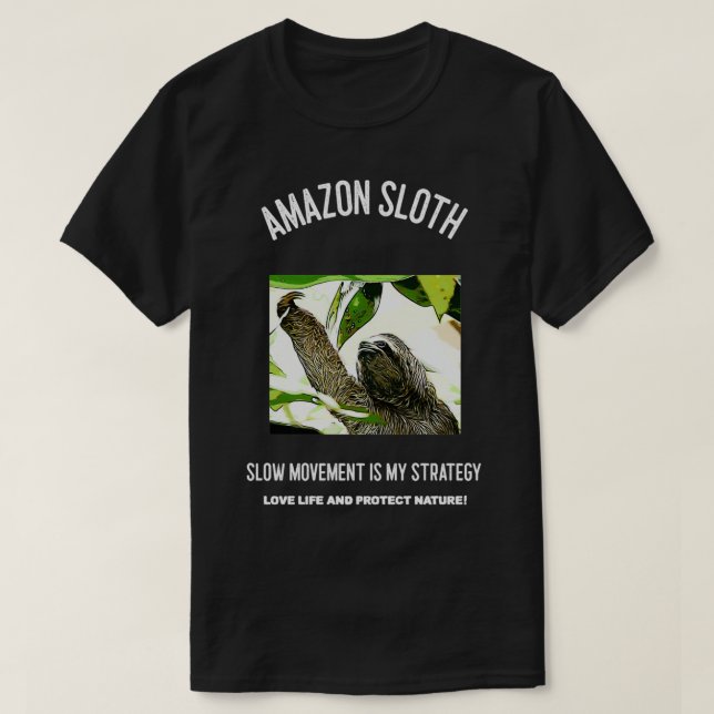 Amazon Sloth T-Shirt (Design vorne)