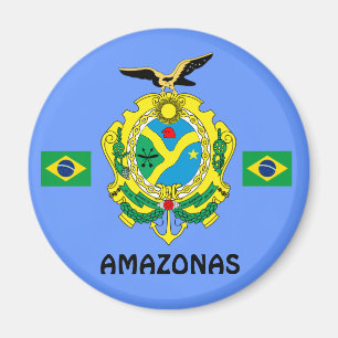 Amazonas, Brasilien-Staats-Magnet Imå DAS Amazona Magnet