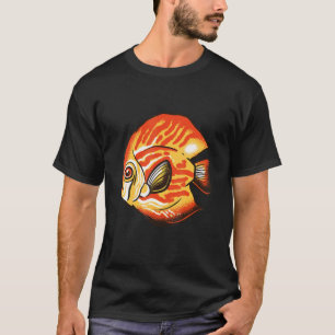 Amazonas Fluss Zootiere Kinder Fischen Discus T-Shirt