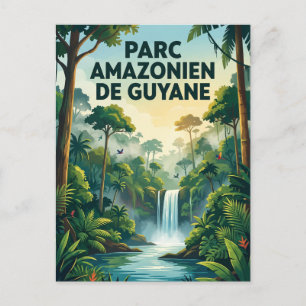 Amazonas-Park von Französisch-Guayana Frankreich Postkarte