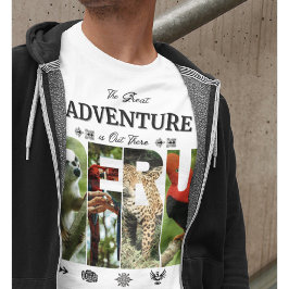 Amazonas Peru | Jaguar, Regenwald, Dschungel, Papa T-Shirt