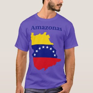Amazonas Staat Karte Venezuela T-Shirt