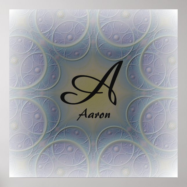 Amazone A Schriftart Poster (Vorne)