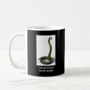 Amazonian Nope Rope - Anaconda Snake Gefahr Kaffeetasse