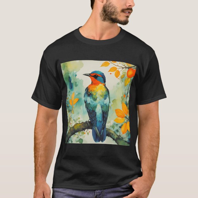 Amazonische Tropenvögel T-Shirt (Vorderseite)