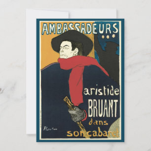 Ambassadeurs, Aristide Bruant von Toulouse Lautrec