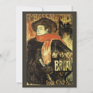 Ambassadeurs, Aristide Bruant von Toulouse Lautrec