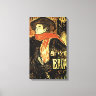 Ambassadeurs, Aristide Bruant von Toulouse Lautrec Leinwanddruck