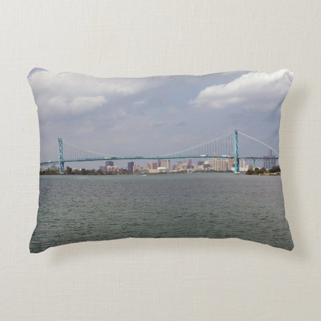 Ambassador Bridge Akzent Kissen (Vorderseite)