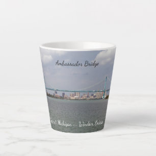 Ambassador Bridge Latte Tasse