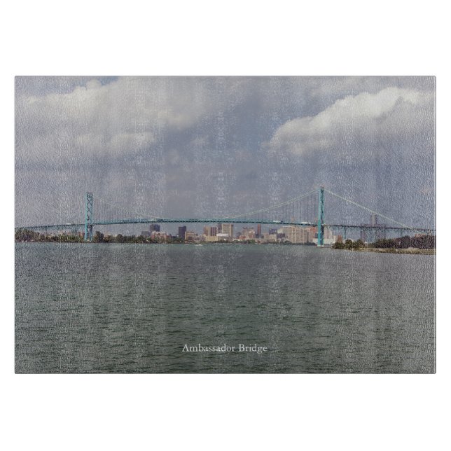Ambassador Bridge Schneidebrett (Vorderseite)