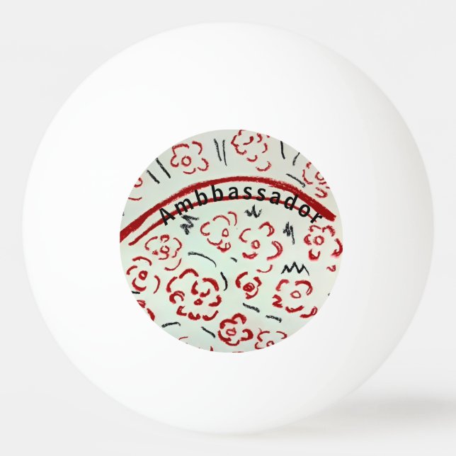 Ambassador Tischtennisball (Vorderseite)