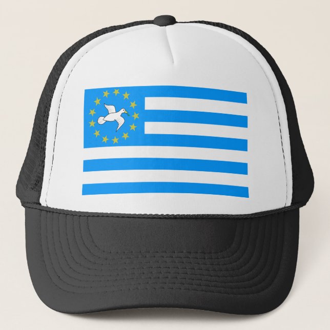 Ambazonia - Amba Land - Flagge von SüdCameroons Truckerkappe (Vorderseite)