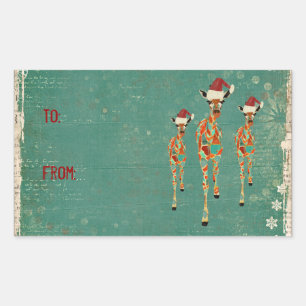 Amber & Azure Giraffen Sticker