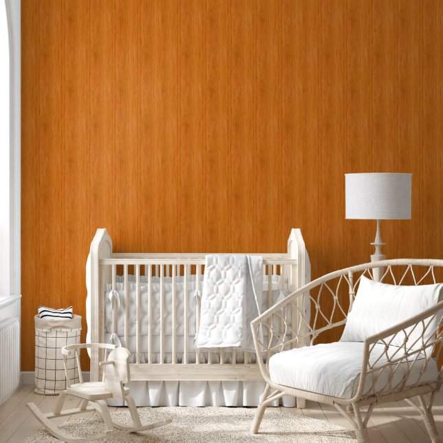 Amber Bamboo Wood Grain Look Tapete (Kinder)